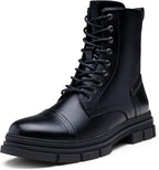 Men's Boots Fashion High Top Motorcycle Boots Waterproof Boots for Men