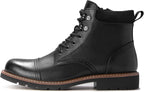 Mens Boots Casual Ankle Boots Casual Zipper Boots for Men