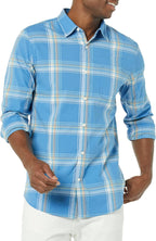 Men's Long-Sleeve Slim-Fit  Poplin Shirt