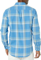 Men's Long-Sleeve Slim-Fit  Poplin Shirt