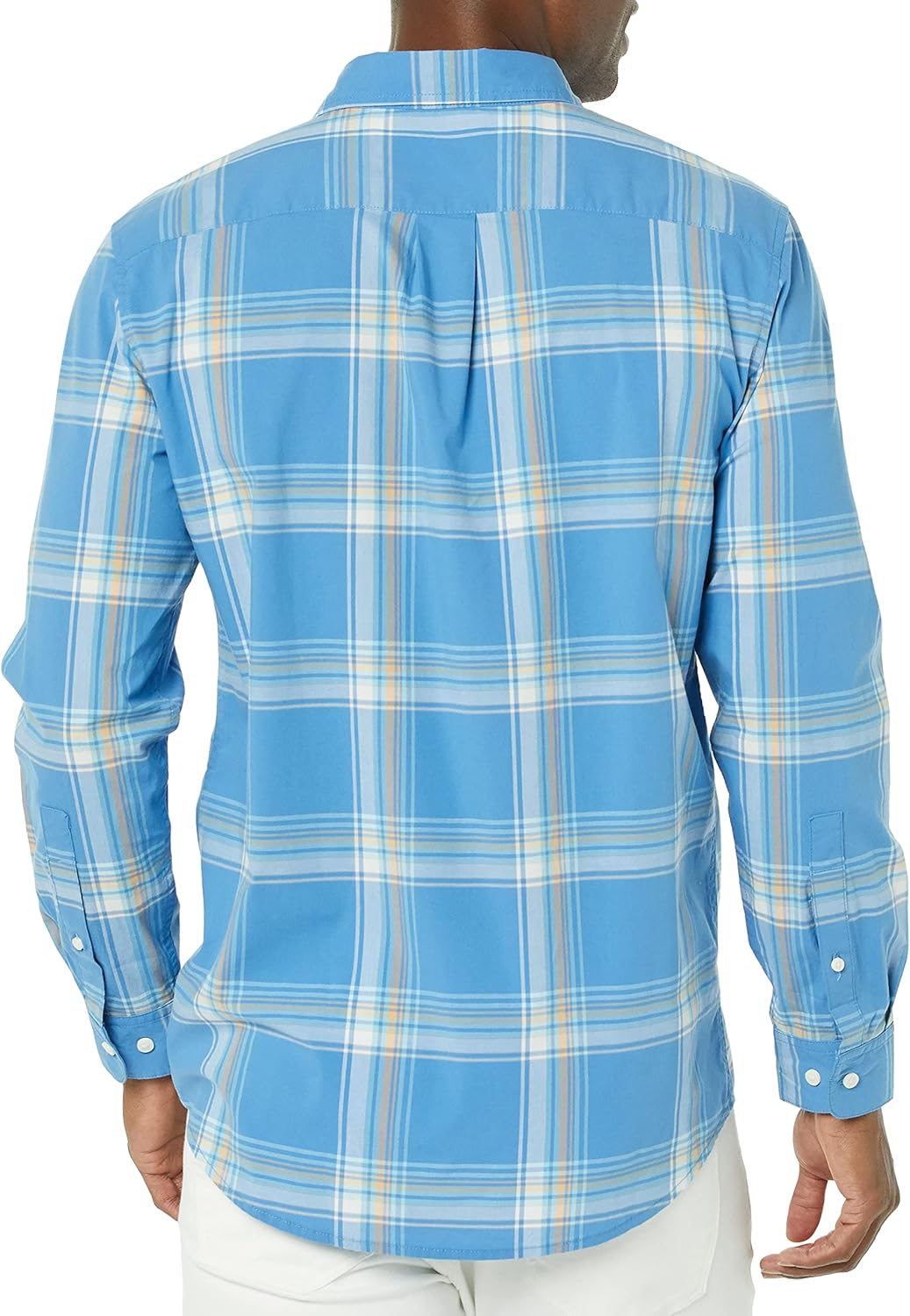 Men's Long-Sleeve Slim-Fit  Poplin Shirt