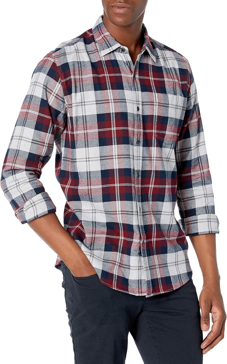 Men's Long-Sleeve Flannel Shirt - Discontinued Colors